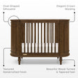 Bellini Provence 4-in-1 Oval Convertible Crib & Breathable Luxury Mattress - Bambi Baby