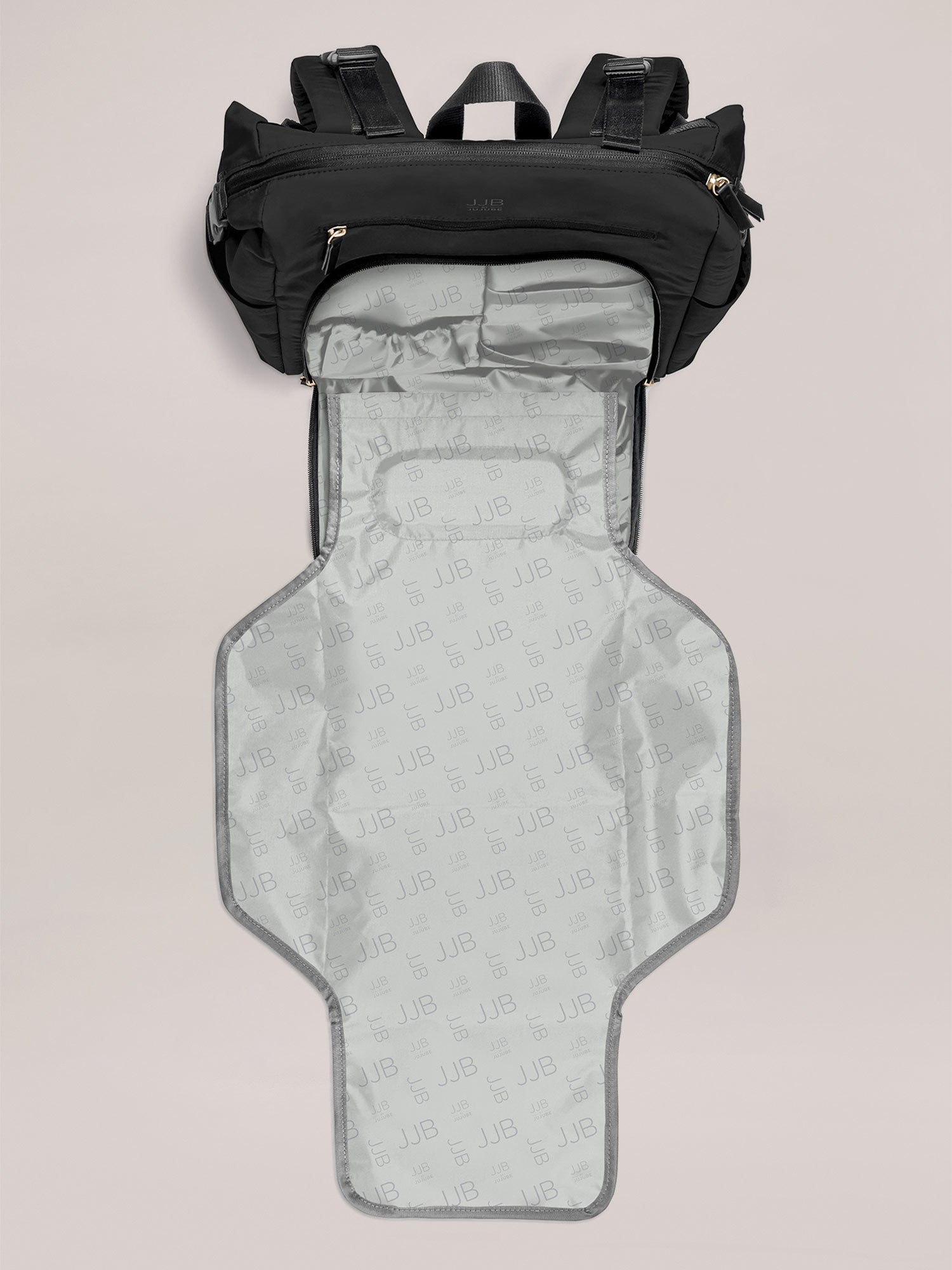 JuJuBe Modern Backpack Diaper Bag - Black- Bambi Baby
