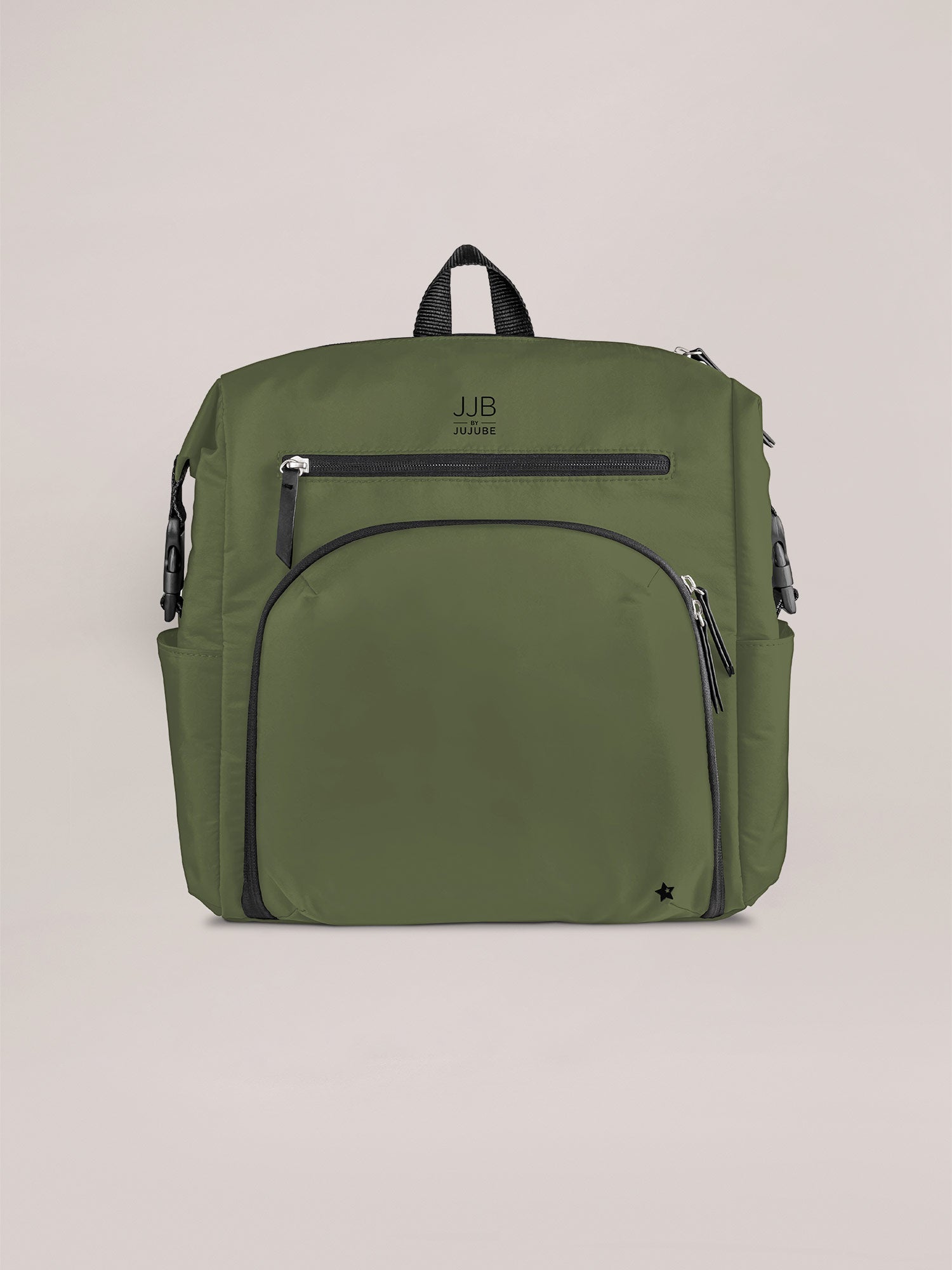 JuJuBe Modern Backpack Diaper Bag - Olive- Bambi Baby