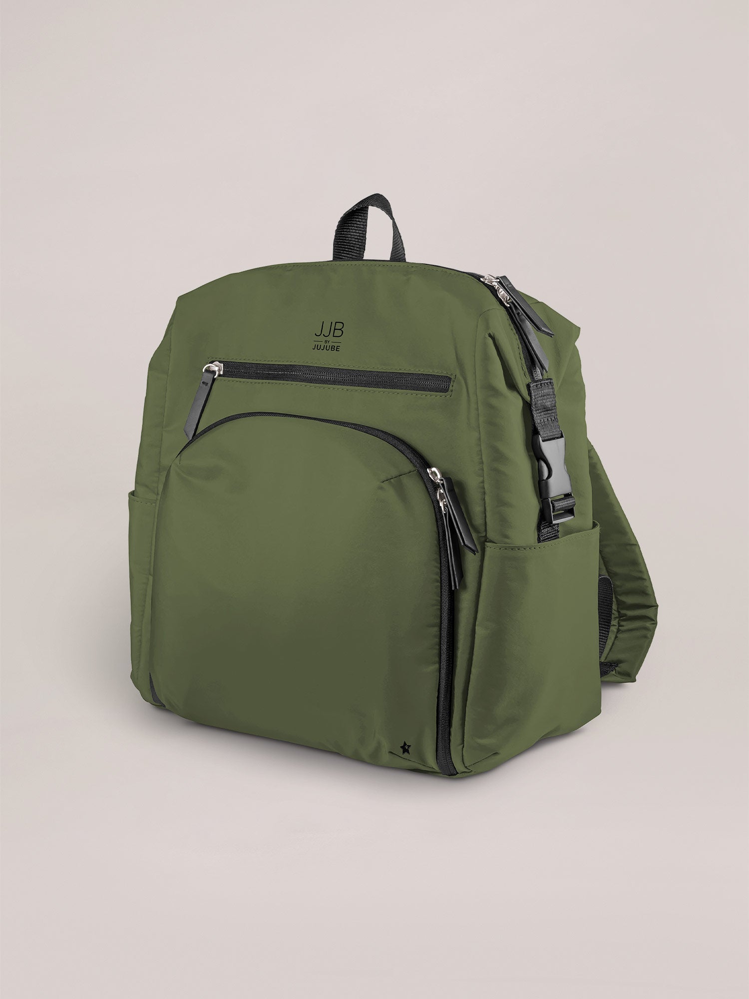 JuJuBe Modern Backpack Diaper Bag - Olive- Bambi Baby