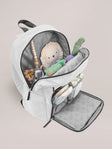 JuJuBe Deluxe Backpack Diaper Bag - Grey - Bambi Baby