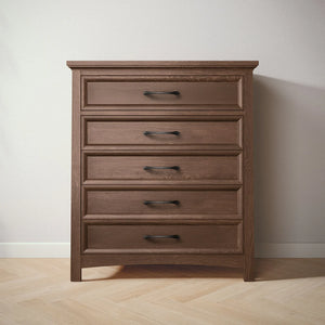 Nocello Silva Serena 5 Drawer Tall Chest - Front View | Bambi Baby