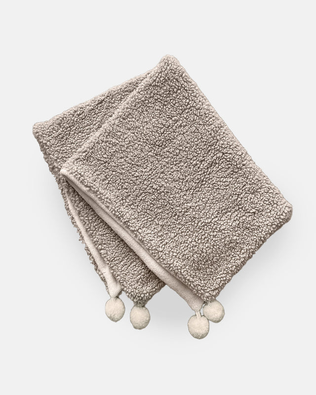 7AM Enfant Teddy Blanket - Oatmeal - Bambi Baby
