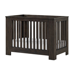 Cocoa Pine Westwood Bello Cottage Convertible Crib - Side View | Bambi Baby