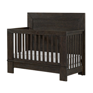 Cocoa Pine Wood Westwood Bello Convertible Crib - Side Angle | Bambi Baby