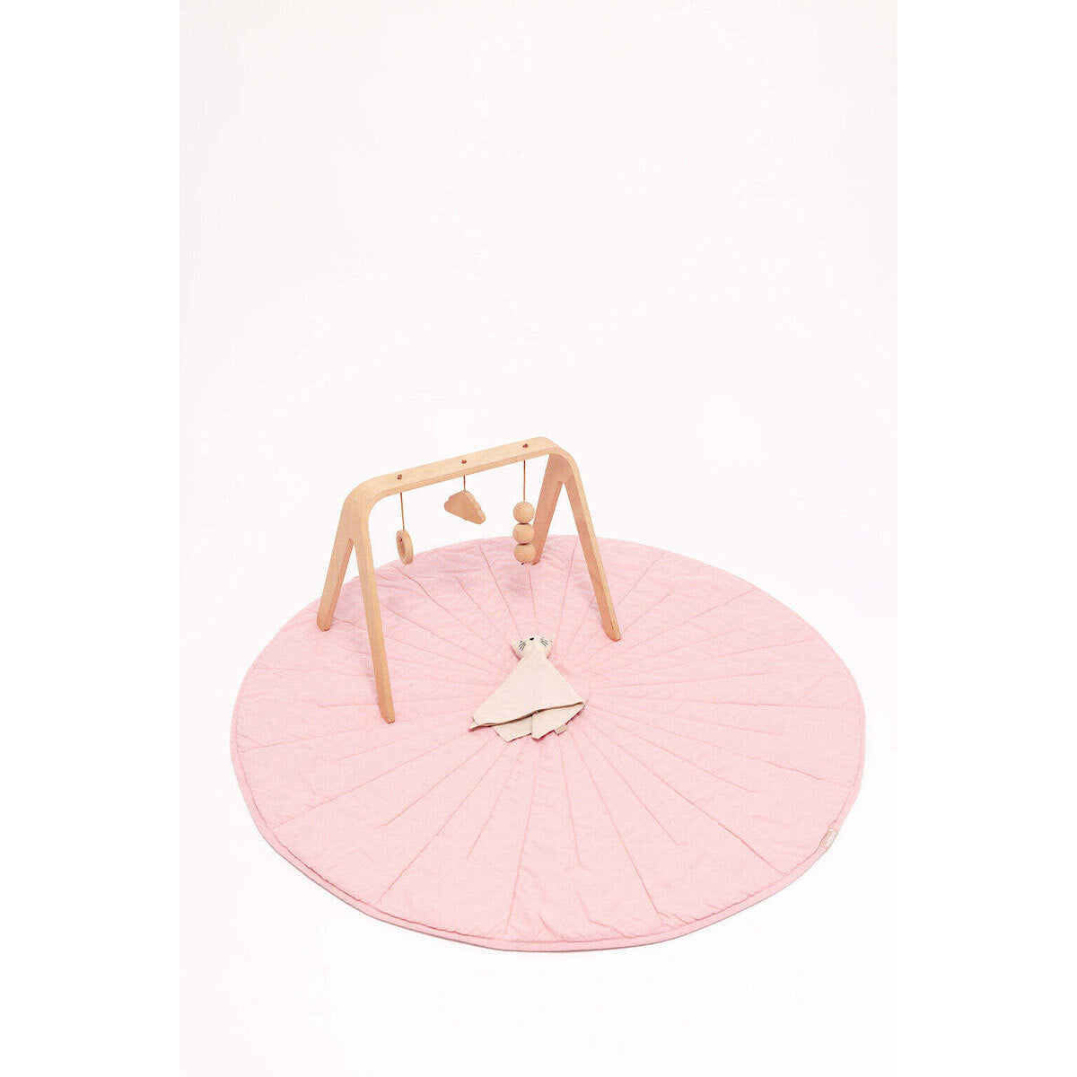 WildBird Linen Quilted Playmat - Galah/Sparrow- Bambi Baby