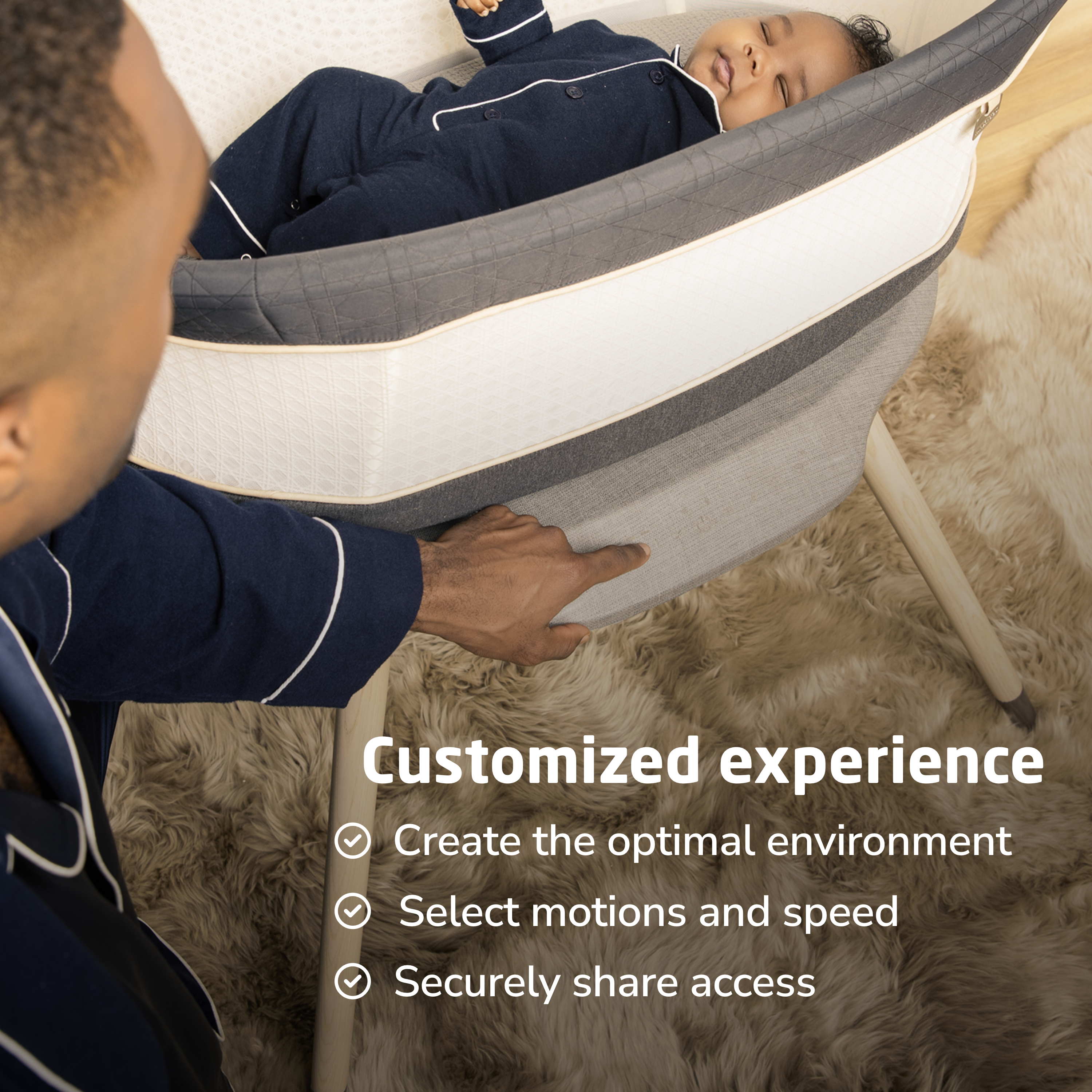 maxi cosi connected Maxi Cosi Starling Smart Bassinet Onyx Heritage
