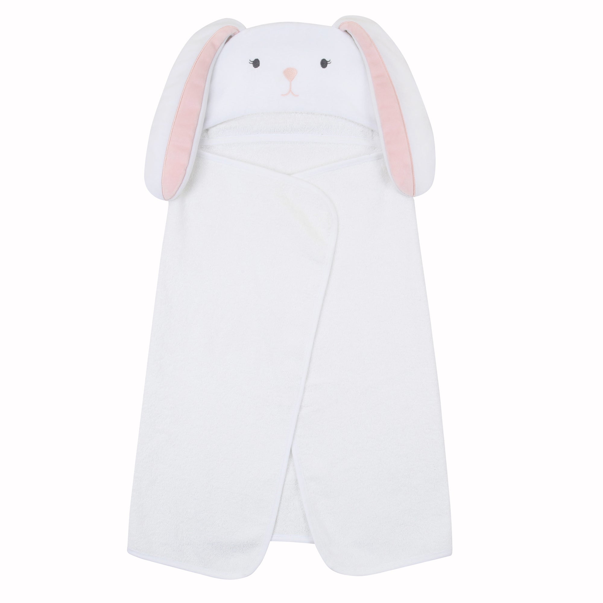 Lambs & Ivy Bunny Hooded Bath Towel- Bambi Baby