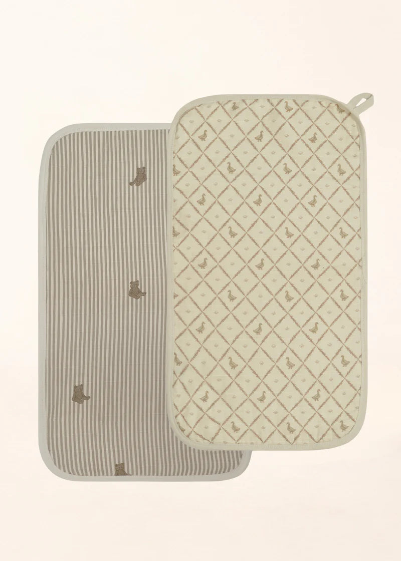 Oilo 2-Pack Burp Cloth- Bambi Baby