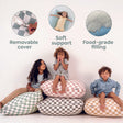 Toki Kids Checker Toffee Bean Bag - Bambi Baby