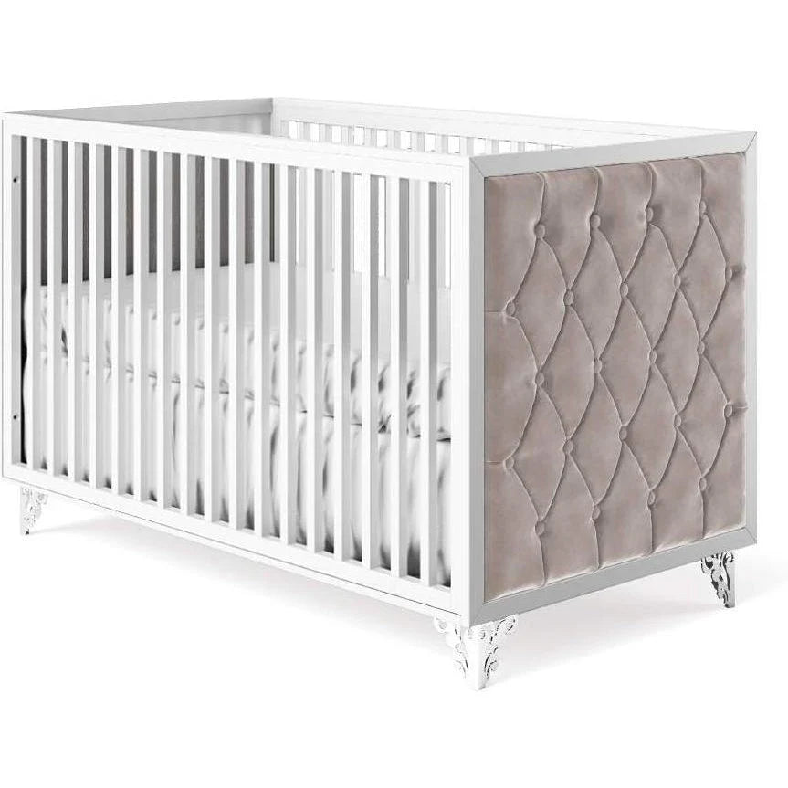 Romina New York Bella Classic Crib (Tufted)- Bambi Baby