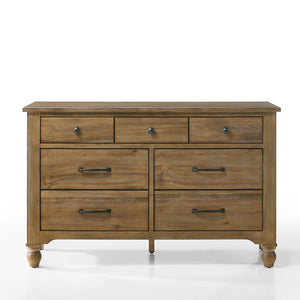 Sand Dune Wood Highland Dresser - Front View | Bambi Baby