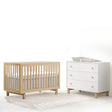 Tulip by Natart Bjorn Classic Crib and 3 Drawer Dresser Set - Bambi Baby