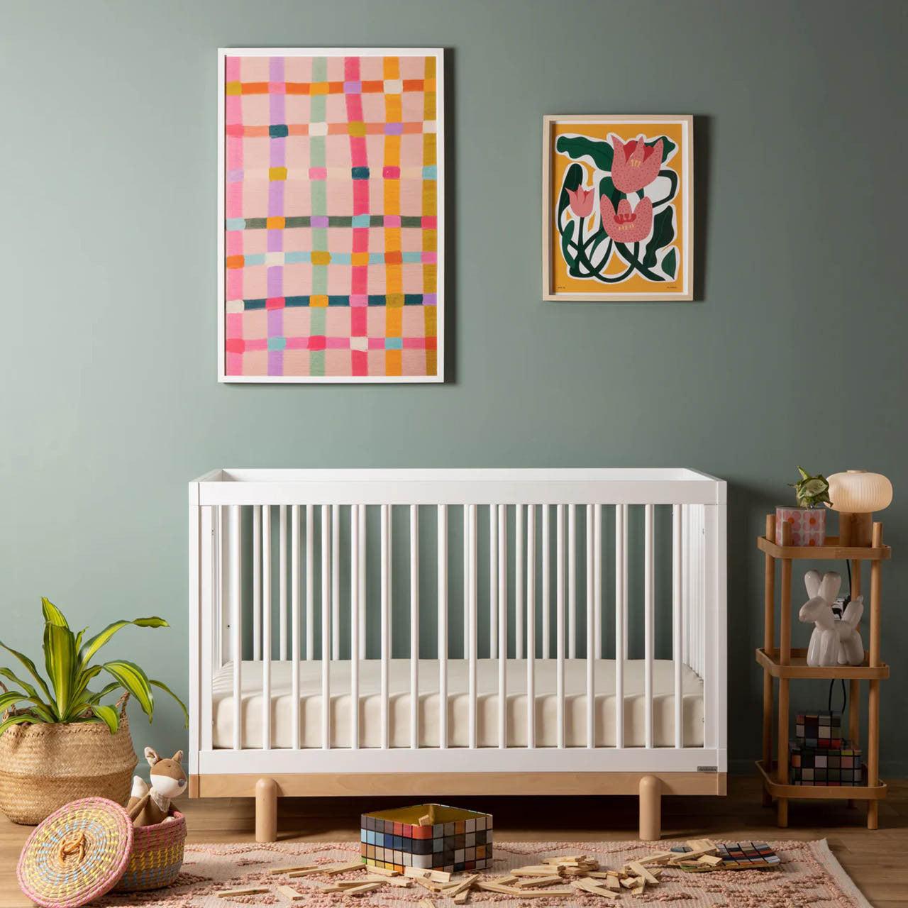 Dadada Bliss 4-In-1 Convertible Crib- Bambi Baby