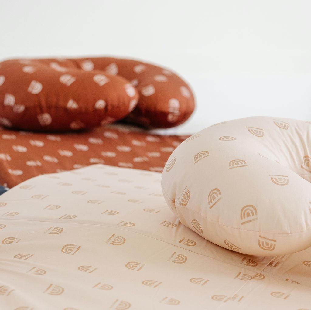 Toki Kids Rainbow Peach Organic Cotton Mat- Bambi Baby