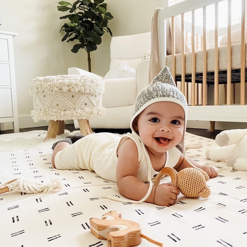 Toki Kids Mudcloth Organic Cotton Mat- Bambi Baby
