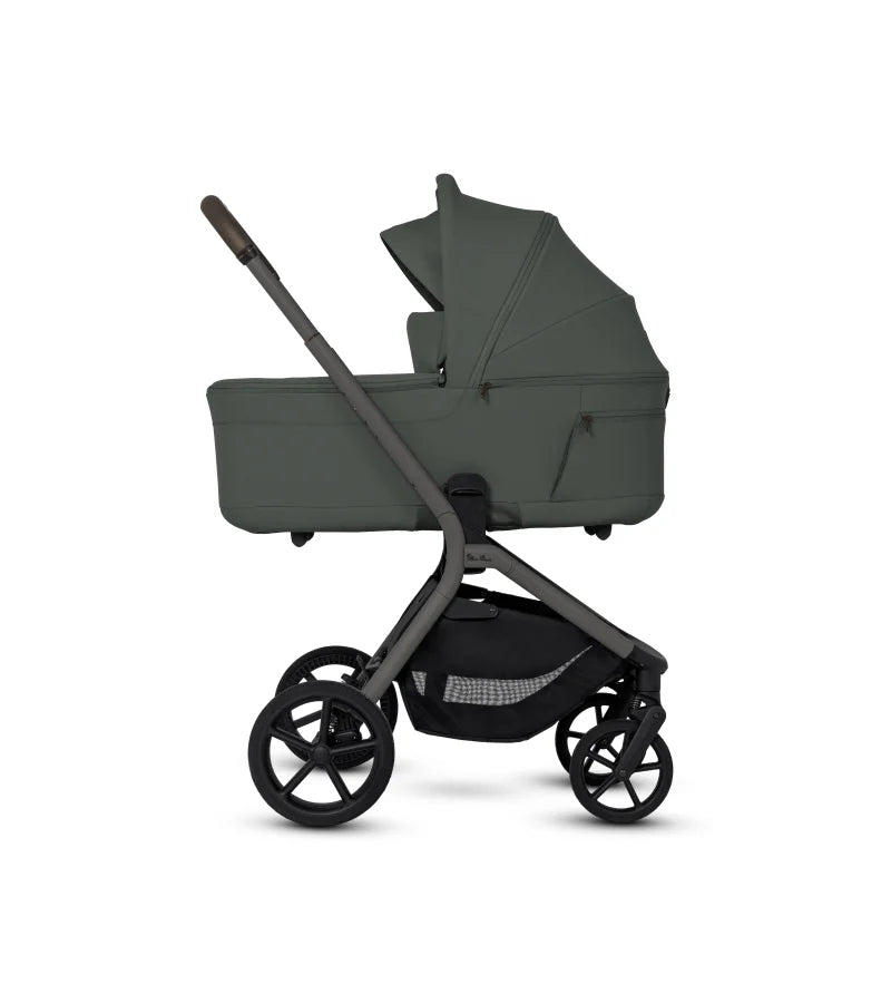 Silver Cross Breez Compact Stroller + Folding Bassinet Bundle- Bambi Baby
