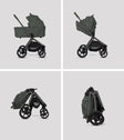 Silver Cross Breez Compact Stroller + Folding Bassinet Bundle - Bambi Baby