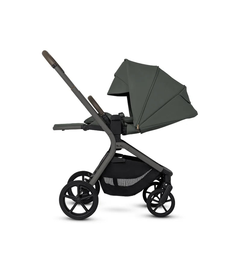 Silver Cross Breez Compact Stroller + Folding Bassinet Bundle- Bambi Baby