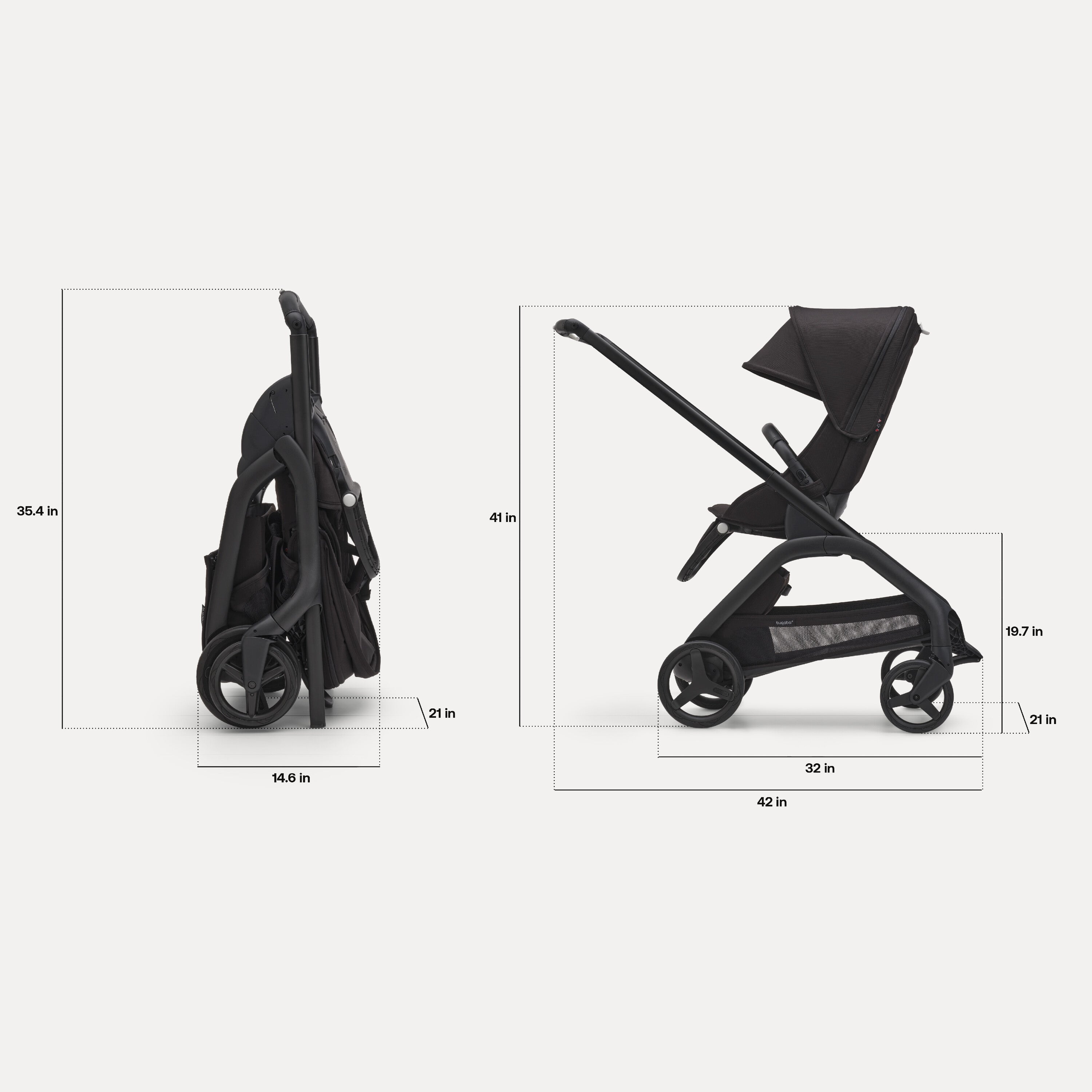 Bugaboo Dragonfly Seat Carrinho Completo- Bambi Baby