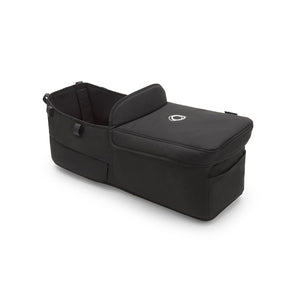 Midnight Black Bugaboo Donkey 5 Bassinet - Side Profile View | Bambi Baby