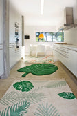 Alfombra lavable Lorena Canals - Verde tropical - Bambi Baby
