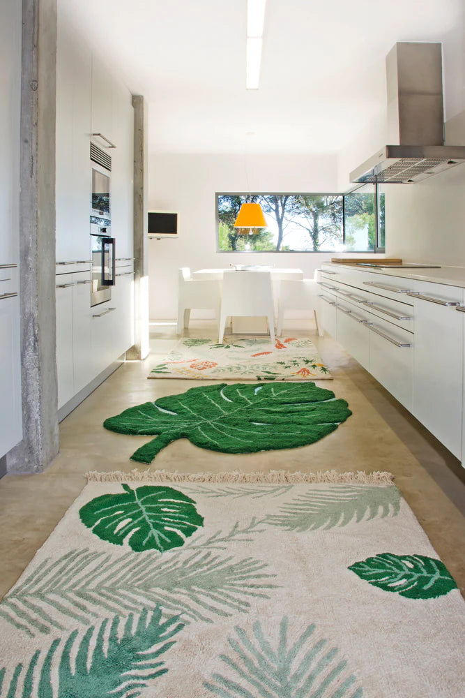Lorena Canals Washable Rug - Tropical Green- Bambi Baby