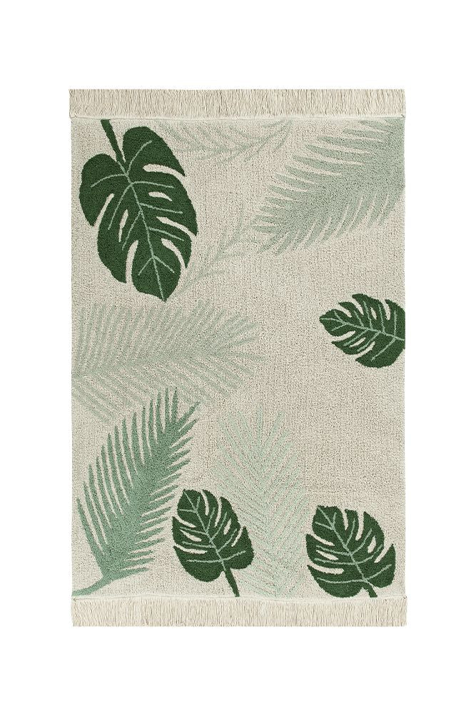 Lorena Canals Washable Rug - Tropical Green- Bambi Baby