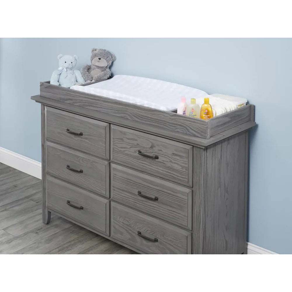 Soho Baby Chandler Trocador Topper em Stone Wash- Bambi Baby