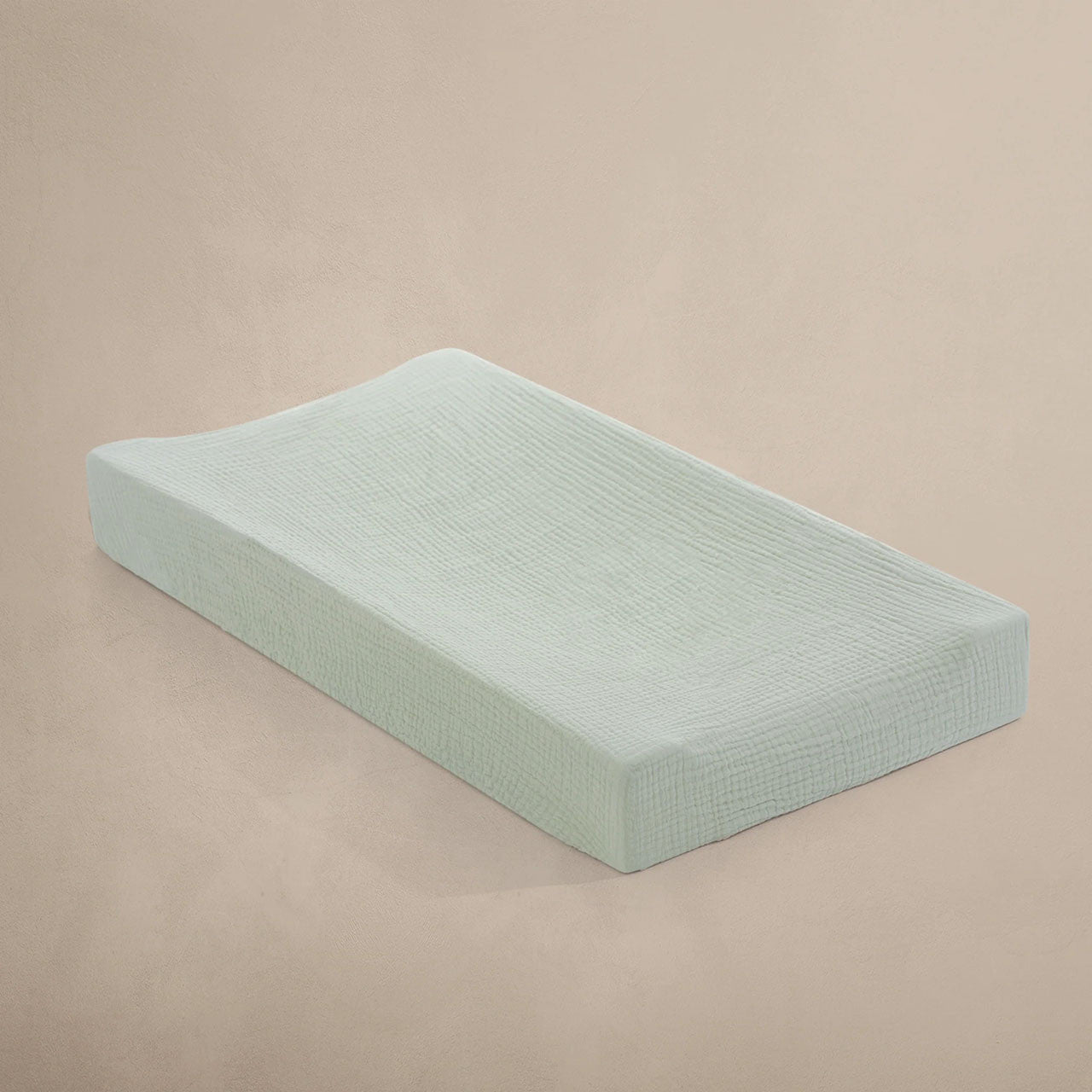 Oilo Fable Changing Pad Cover- Sea Moss Organic 4 Way Muslin- Bambi Baby