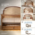 Cabecero de cuna Maxi Cosi Quiet Luxury - Tinte roble Dolce - Bambi Baby