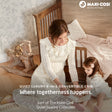 Cabecero de cuna Maxi Cosi Quiet Luxury - Tinte roble Dolce - Bambi Baby