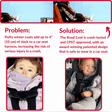 Onekid Car Seat Coat | The Road Coat Down - Aqua/Purple - Bambi Baby
