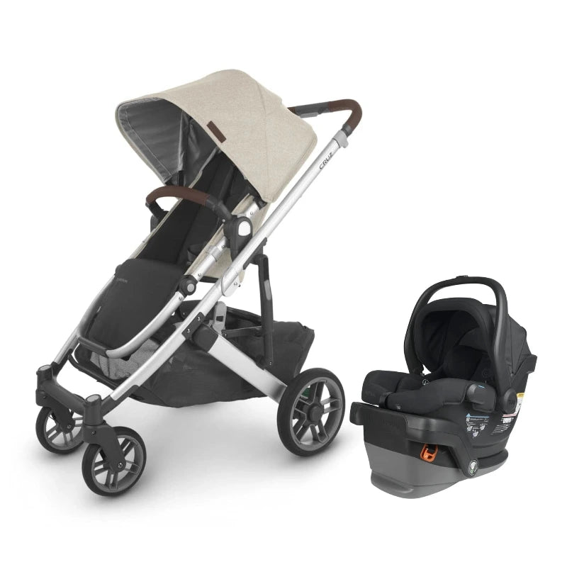 UPPAbaby Cruz From Birth Travel System (Stroller + Mesa V2 Infant Car Seat)- Bambi Baby