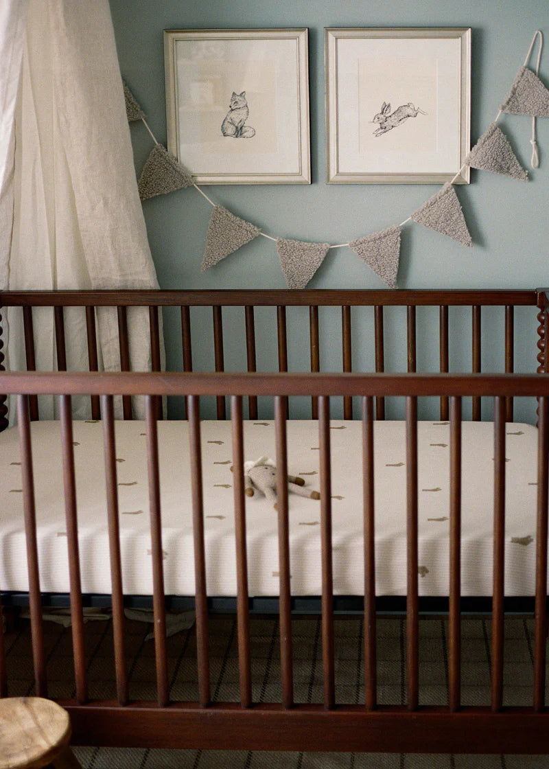 Oilo Organic Crib Sheet- Bambi Baby