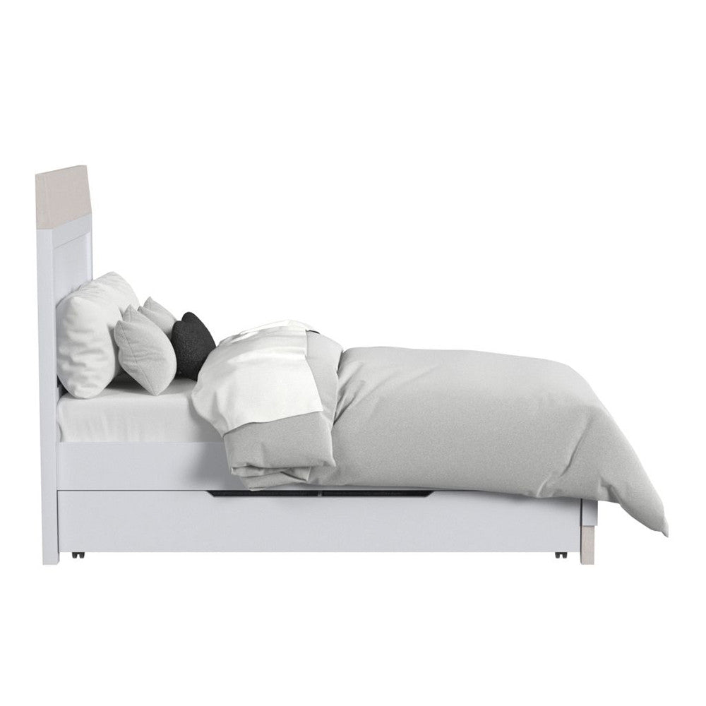 Westwood Rowan Youth Complete Twin Bed in Ash Linen- Bambi Baby