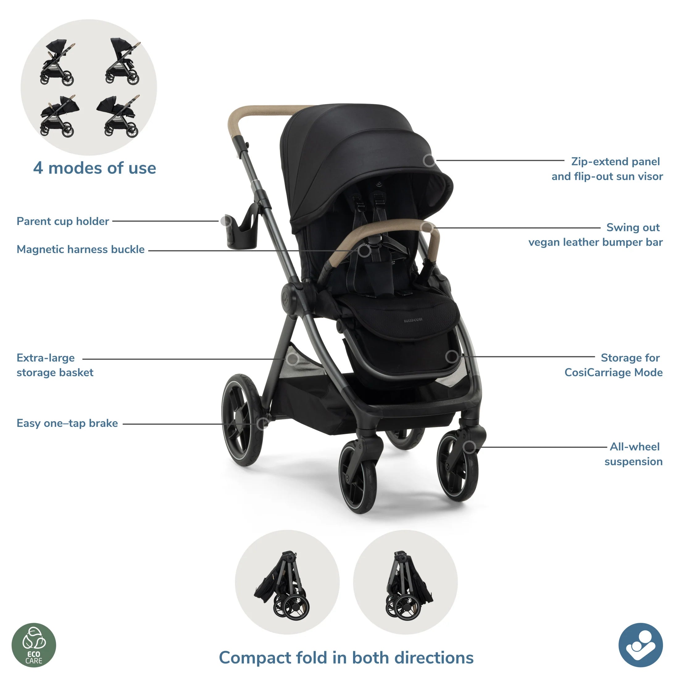 Maxi Cosi Oxford Modular Stroller- Bambi Baby