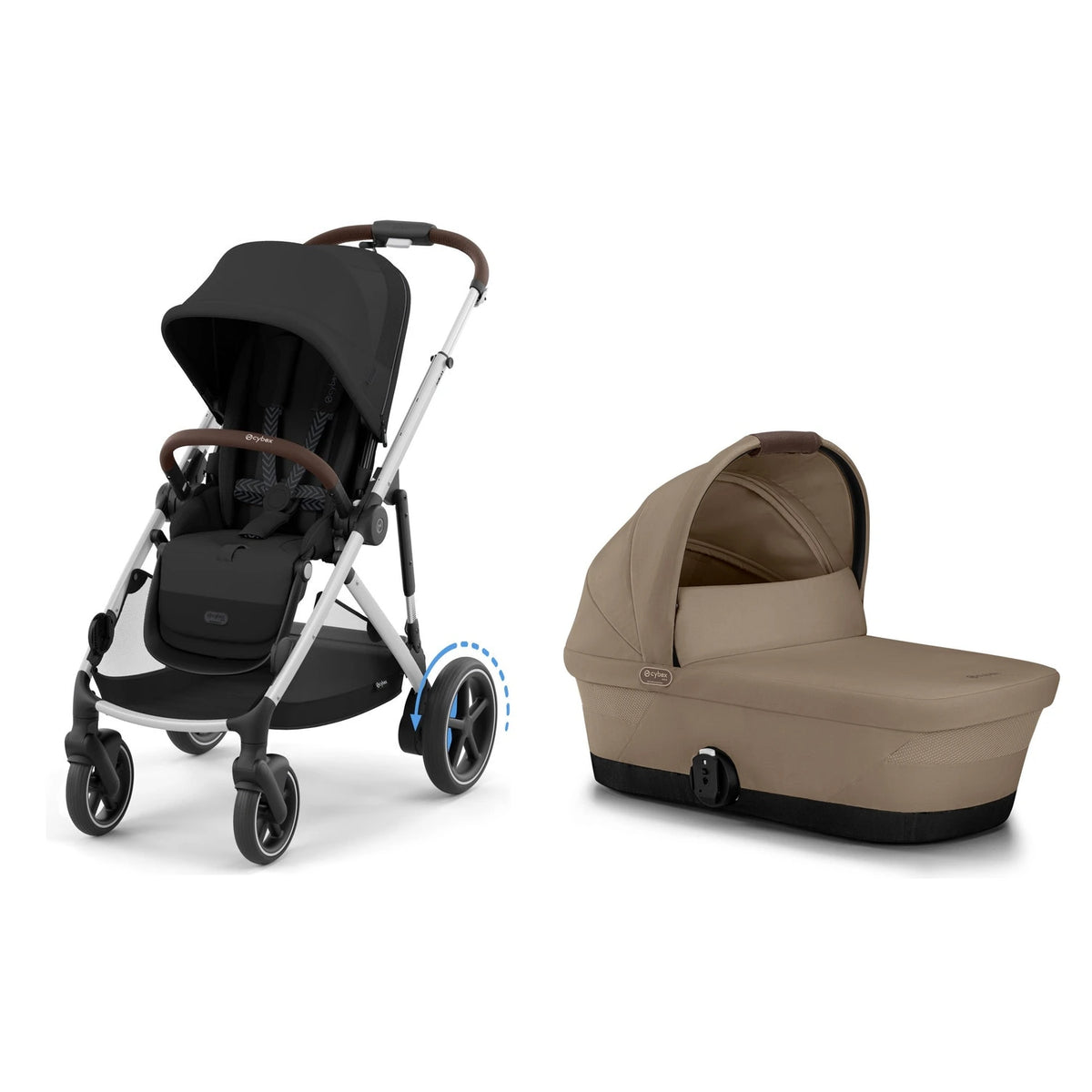 CYBEX e-Gazelle S Stroller + Cot Bundle- Bambi Baby