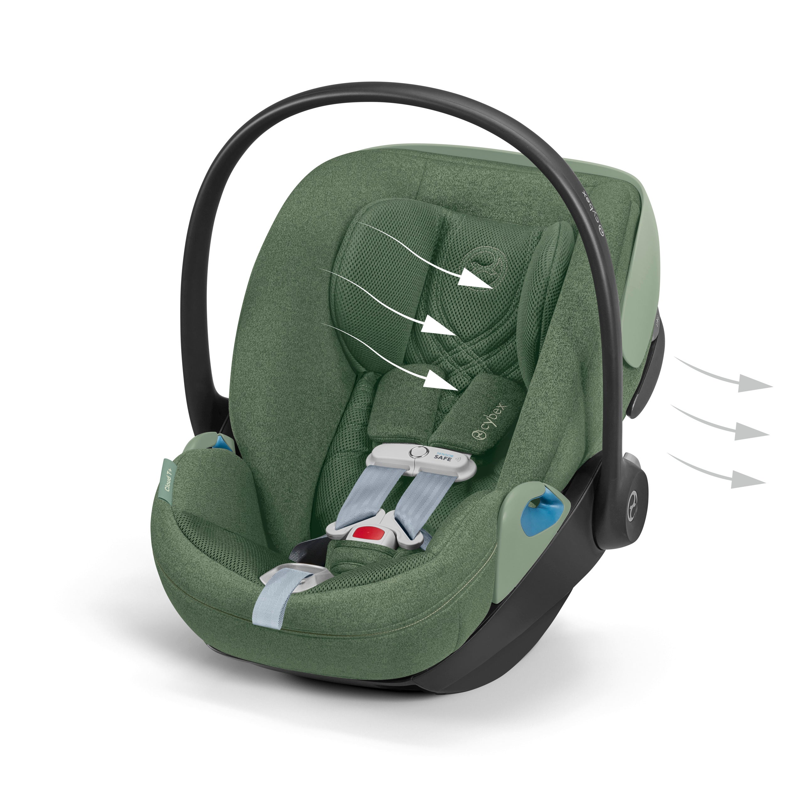 CYBEX Cloud T Comfort Extend Infant Car Seat with SensorSafe- Bambi Baby