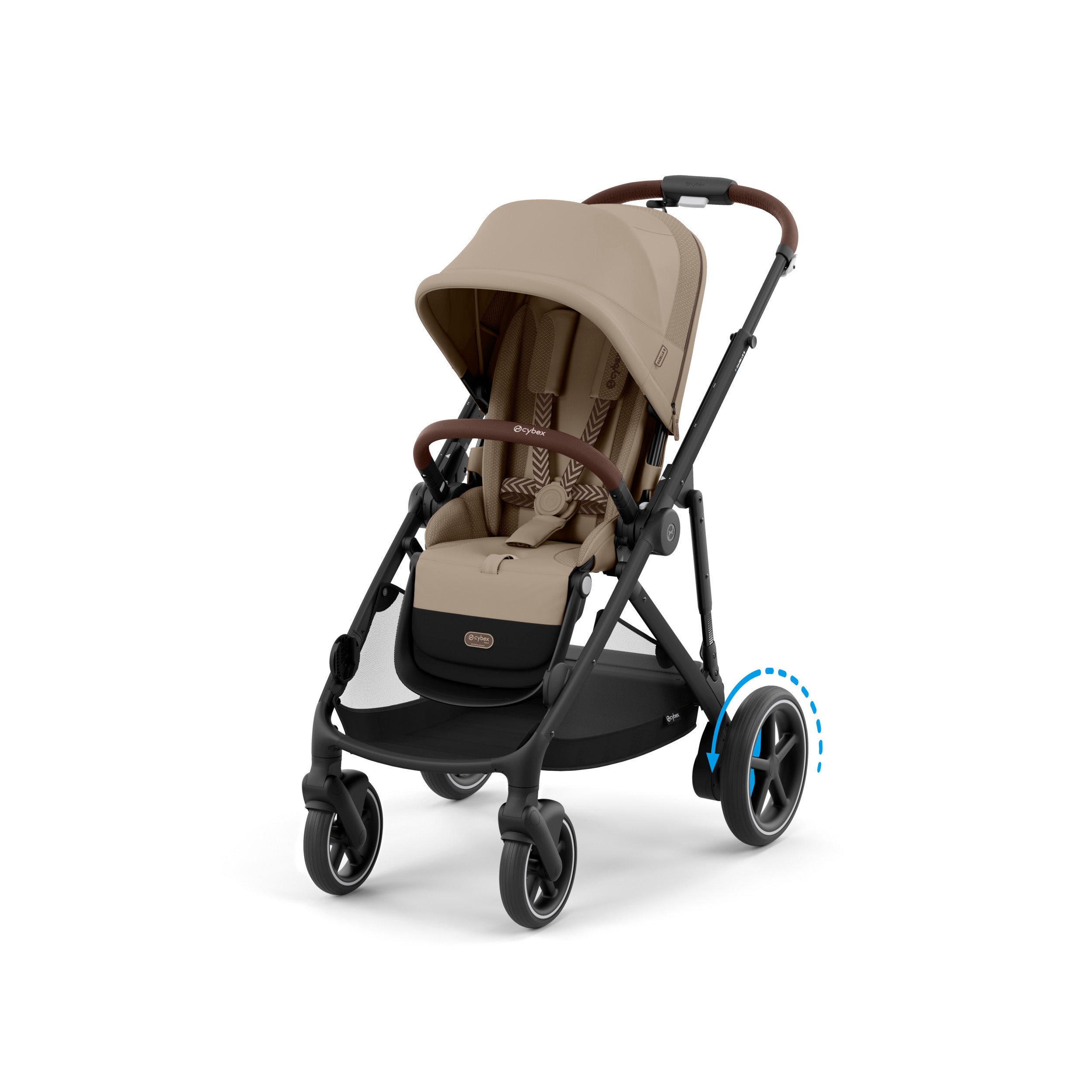 cybex balios vs gazelle Cybex e-Gazelle S Electronic Assist Stroller, Black Frame/Almond Beige