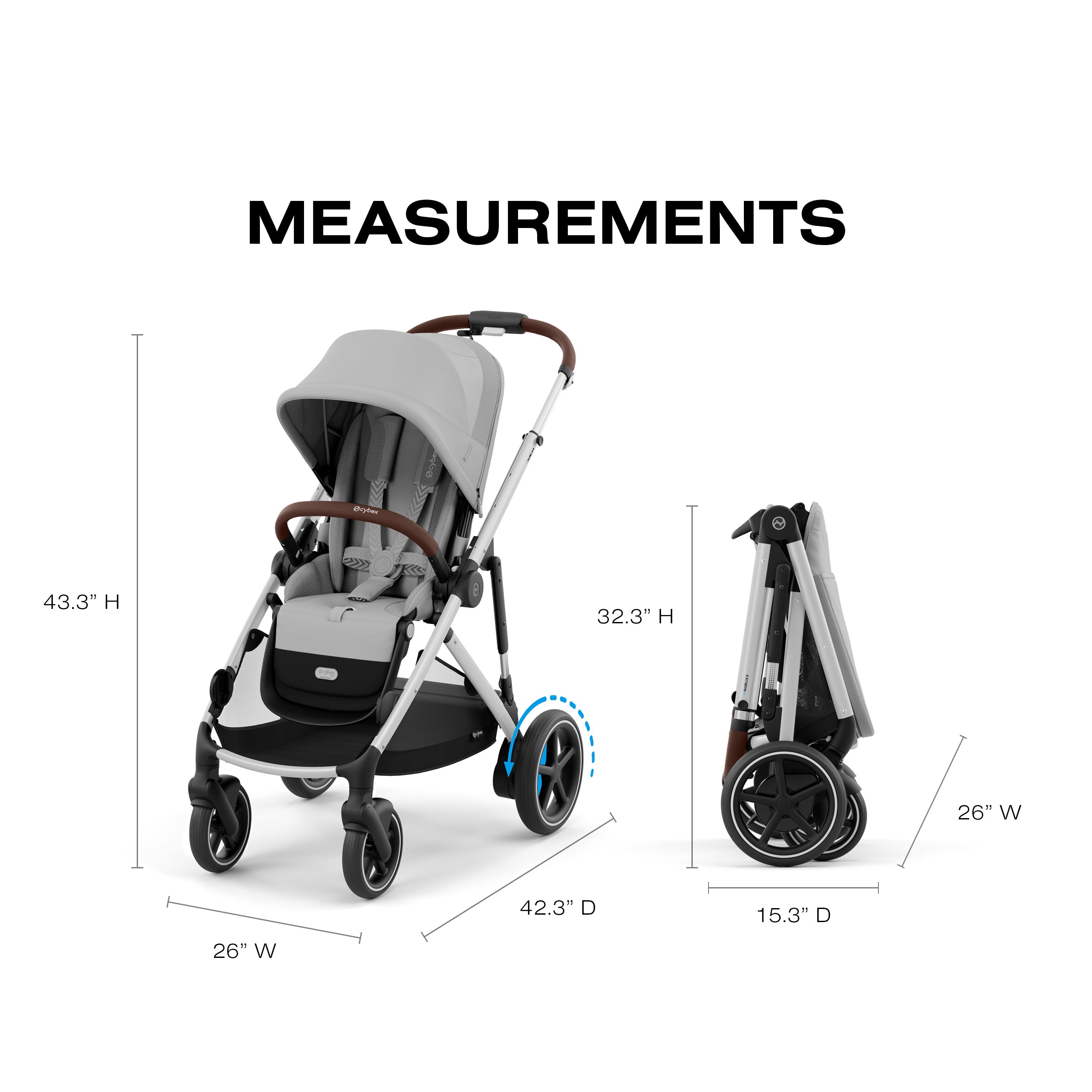 CYBEX e-Gazelle S Electronic Assist Stroller