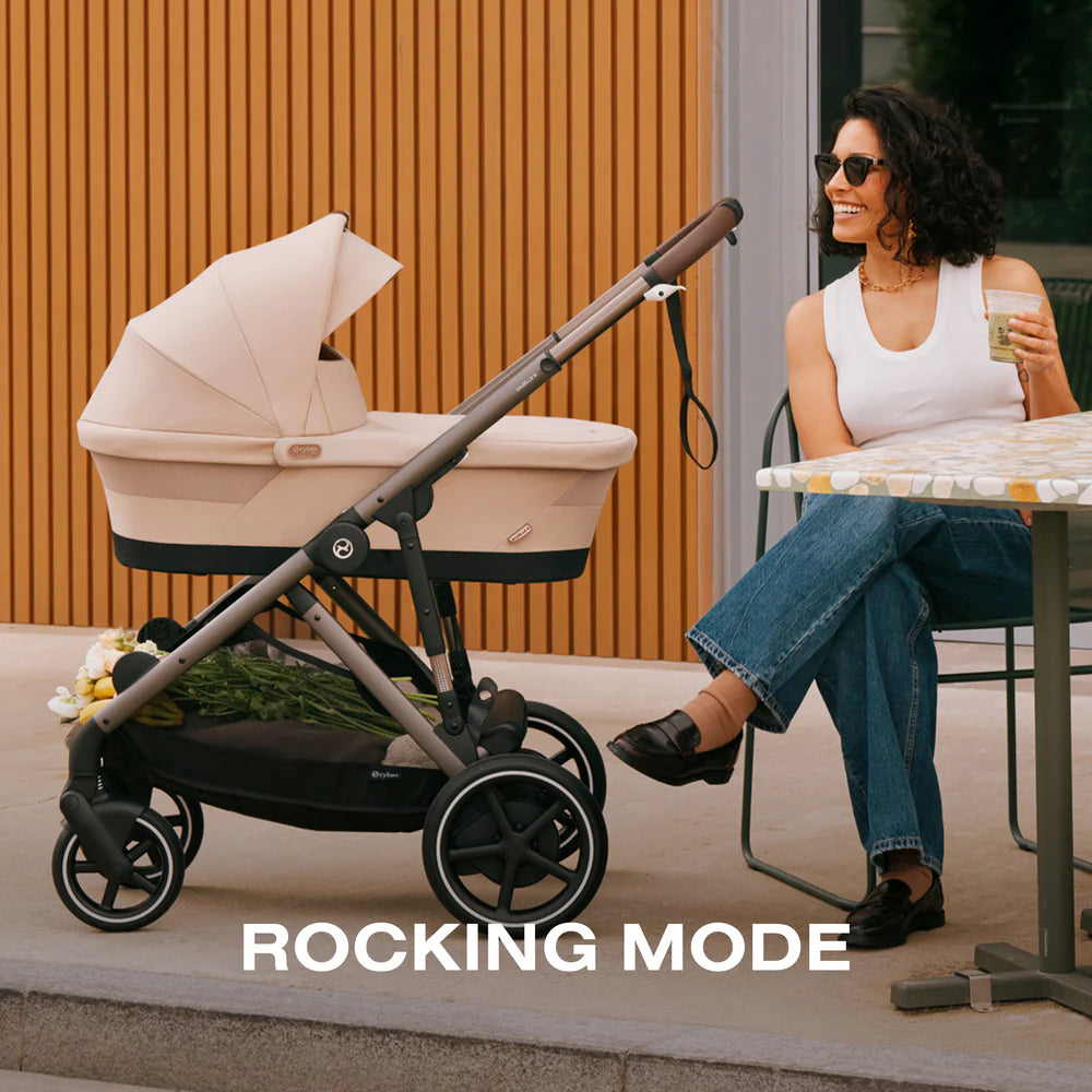 CYBEX e-Gazelle S Electronic Stroller + Cot Travel System- Bambi Baby