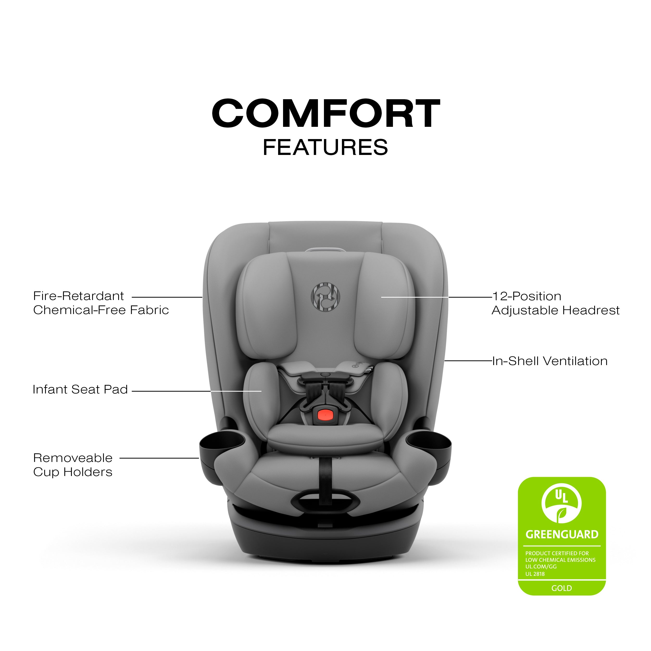 cybex callisto 2017 Callisto G 360 Select Rotating All-in-One Convertible Car Seat by Cybex Grey