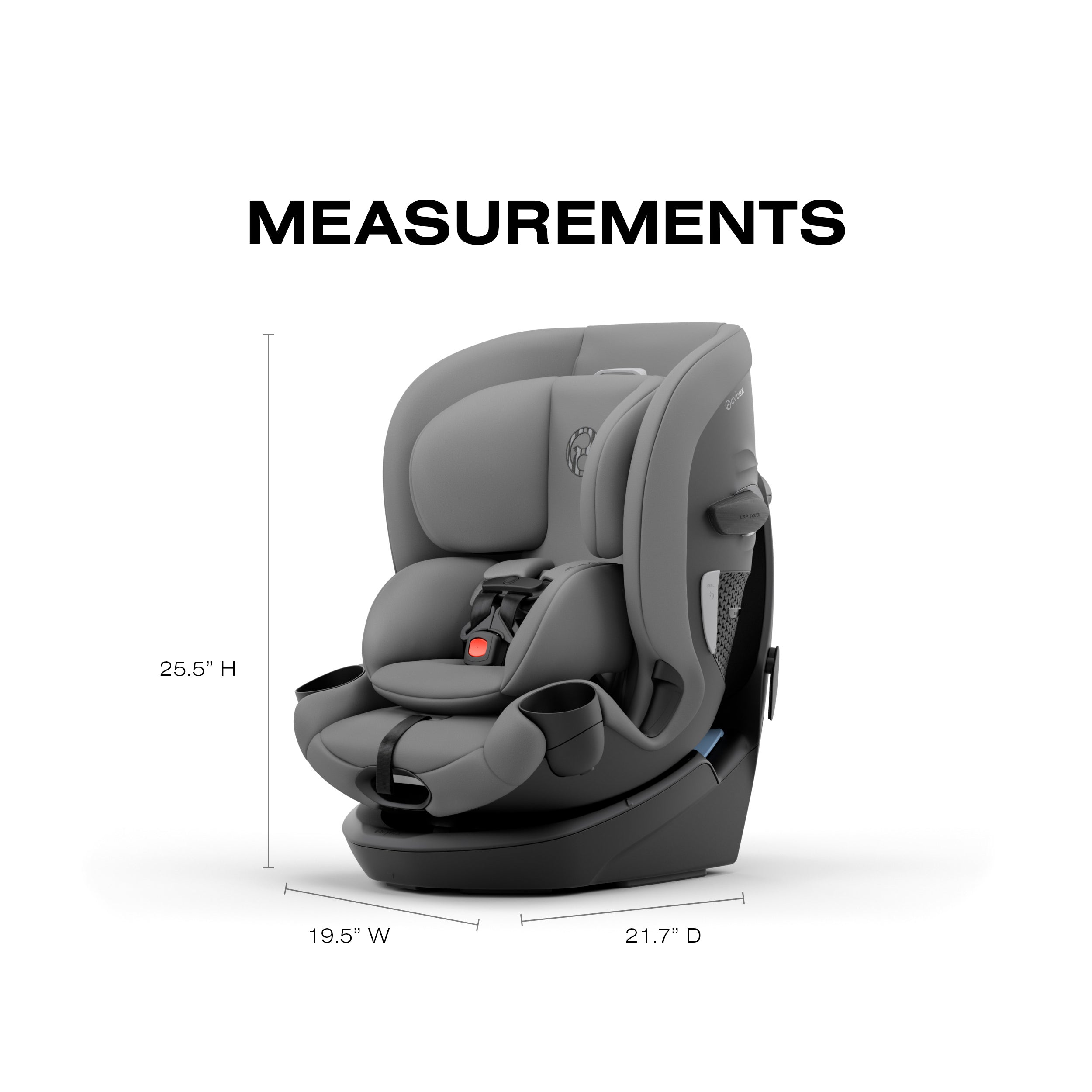 CYBEX Callisto G 360 Select Rotating All-in-One Convertible Car Seat- Bambi Baby