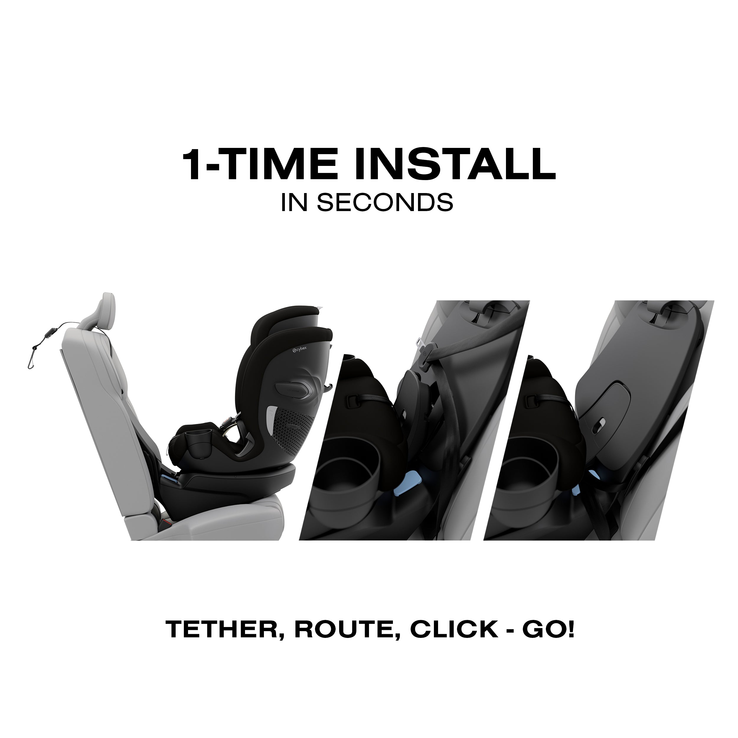 CYBEX Callisto G 360 Select Rotating All-in-One Convertible Car Seat- Bambi Baby