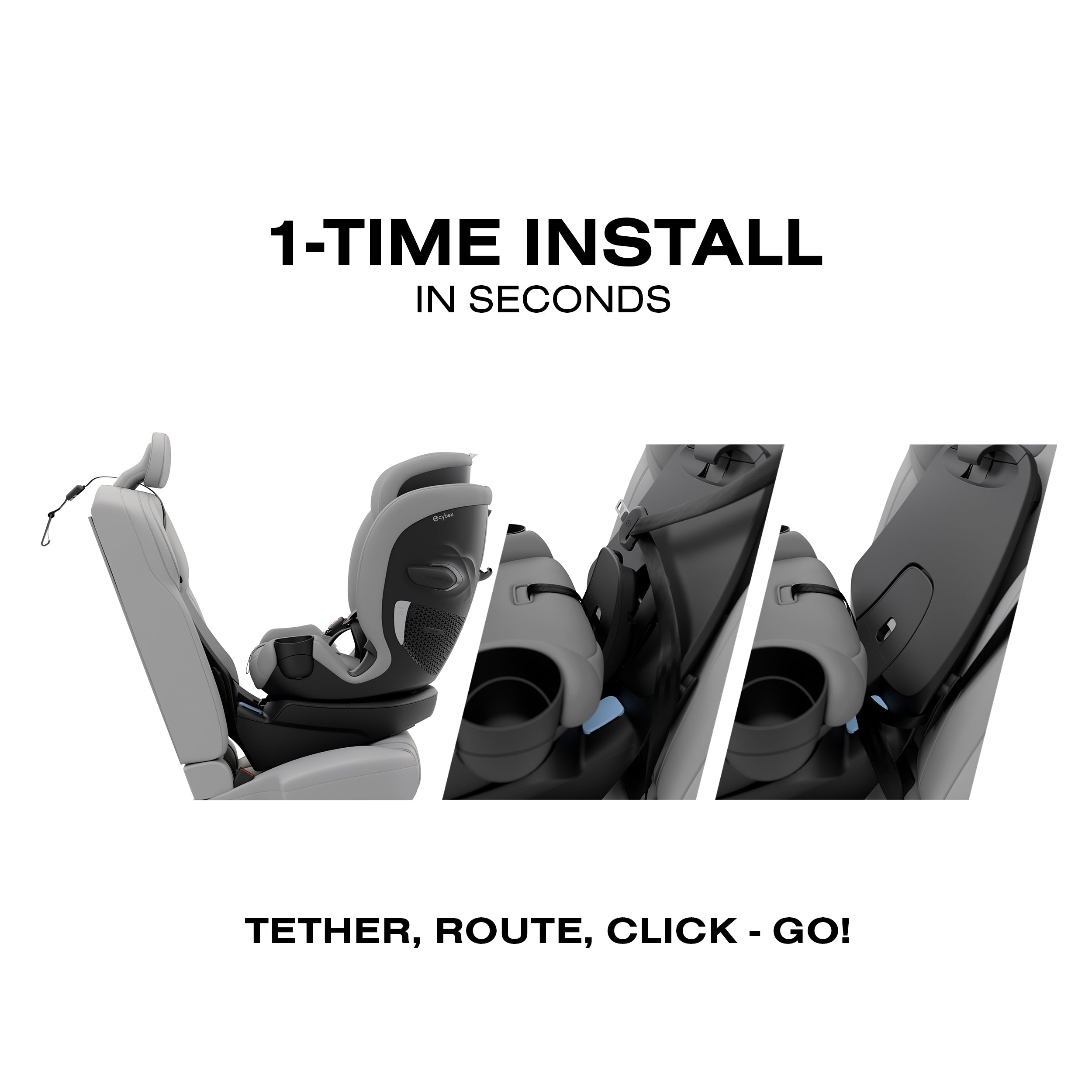 CYBEX Callisto G 360 Select Rotating All-in-One Convertible Car Seat- Bambi Baby