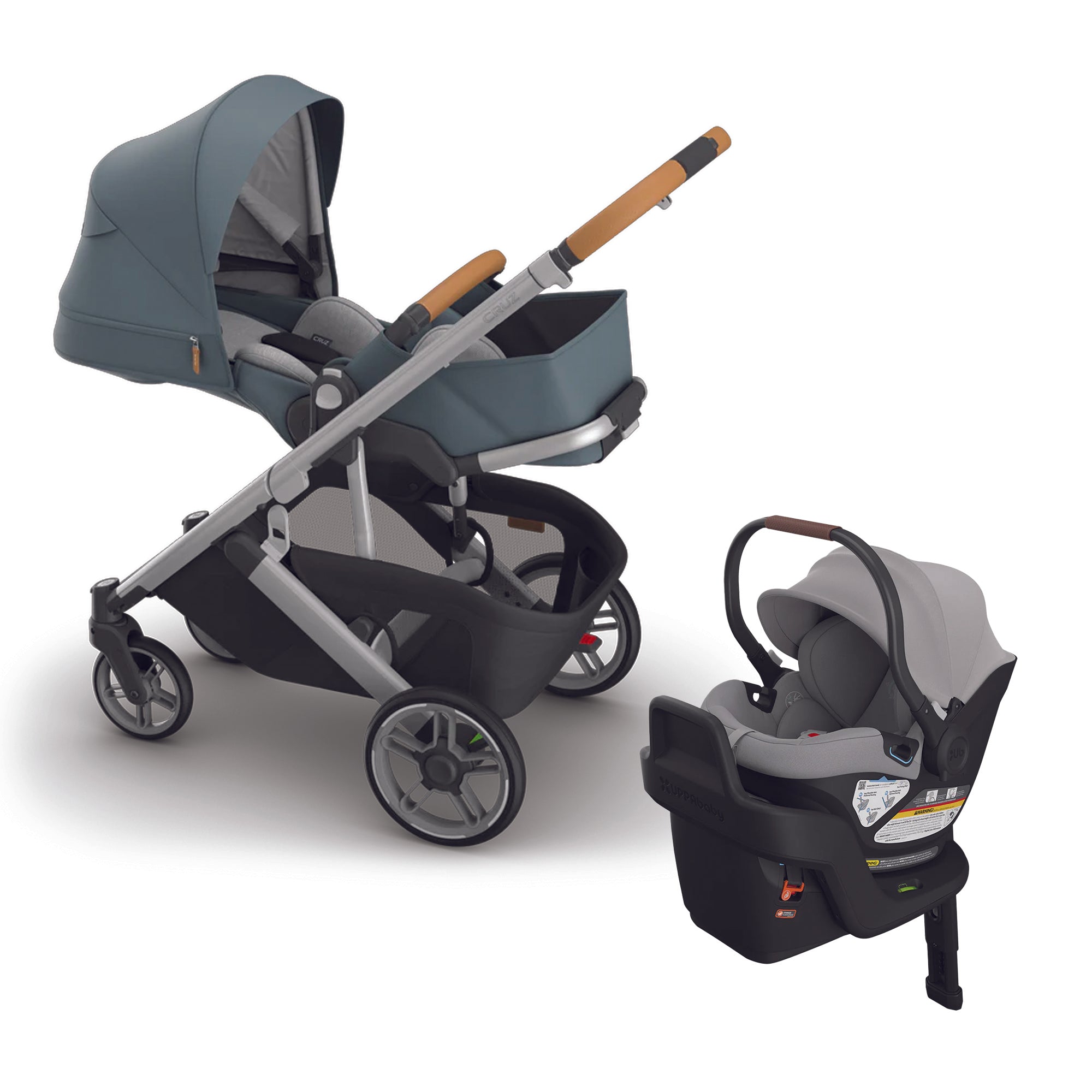 UPPAbaby Cruz V3 + Aria Travel System- Bambi Baby
