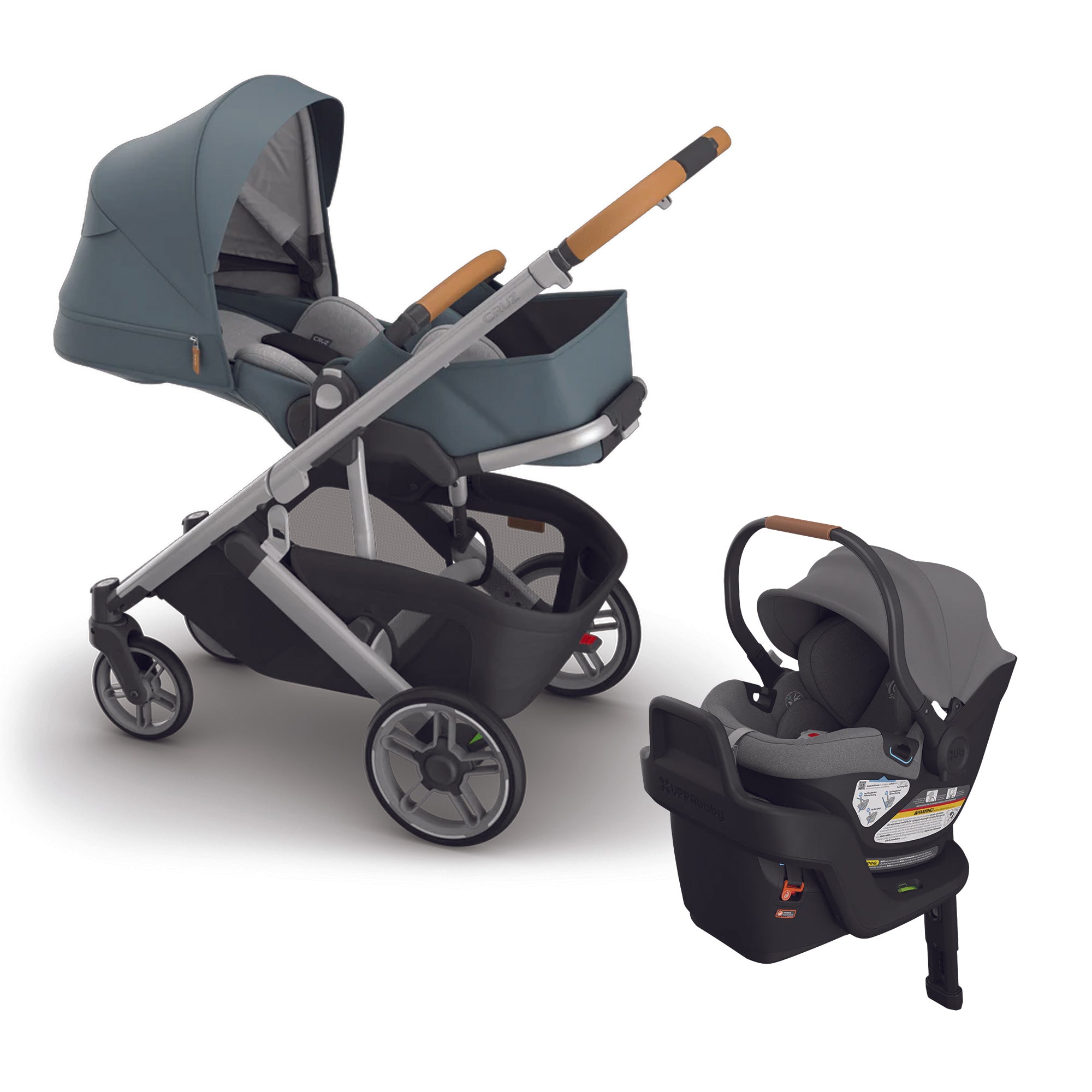 UPPAbaby Cruz V3 + Aria Travel System- Bambi Baby