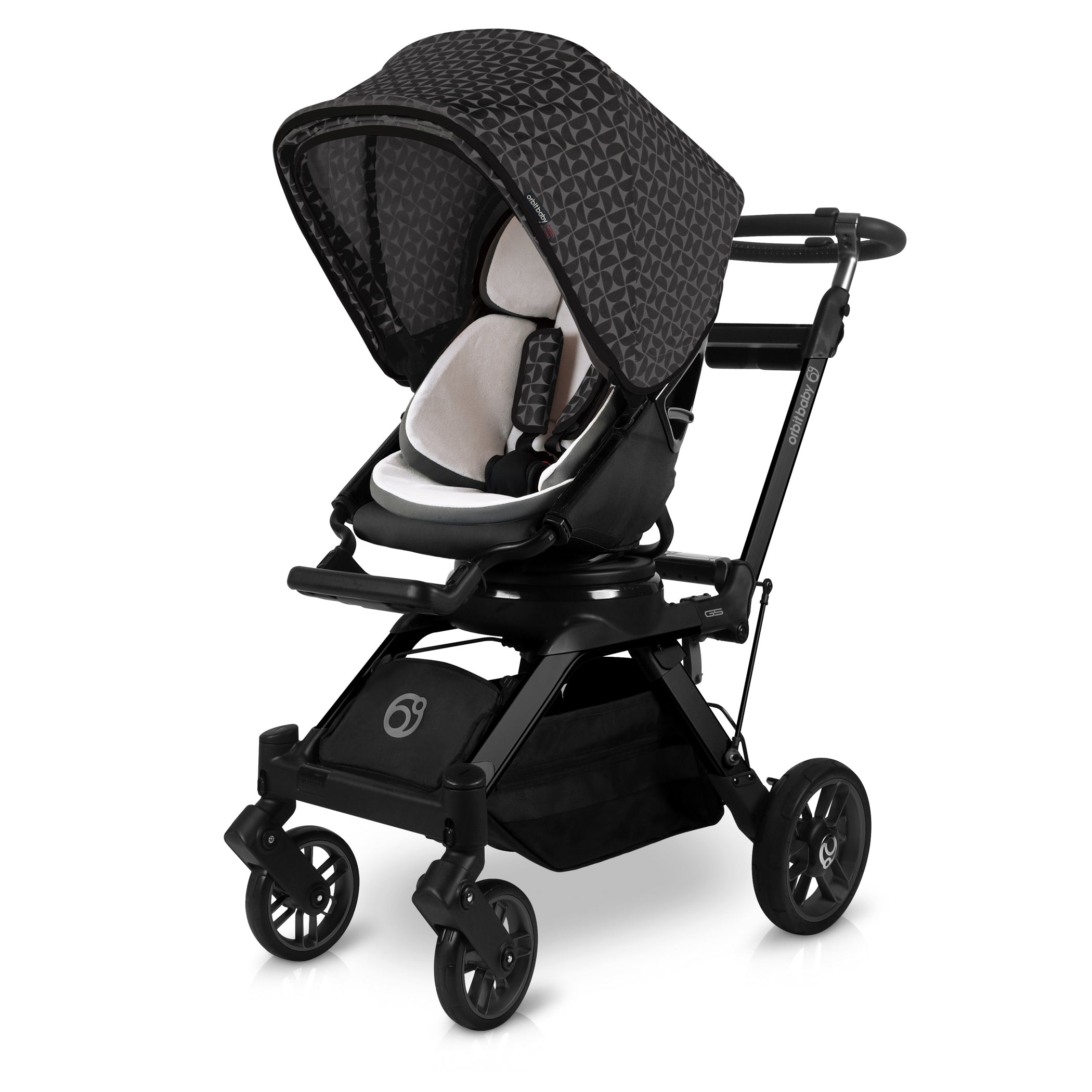 Orbit Baby Stroller Canopy in Mosaic Black- Bambi Baby
