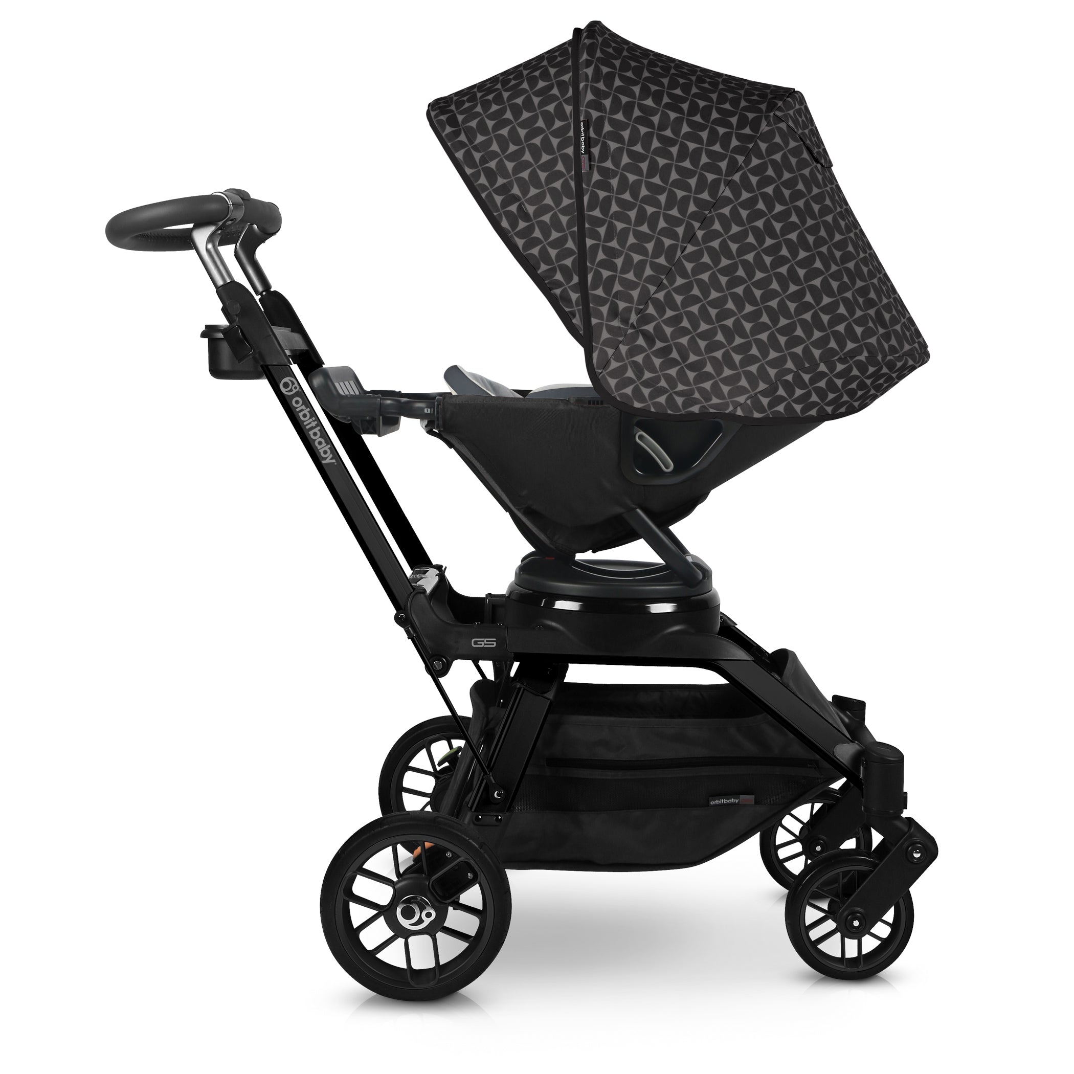 Orbit Baby Stroller Canopy in Mosaic Black- Bambi Baby
